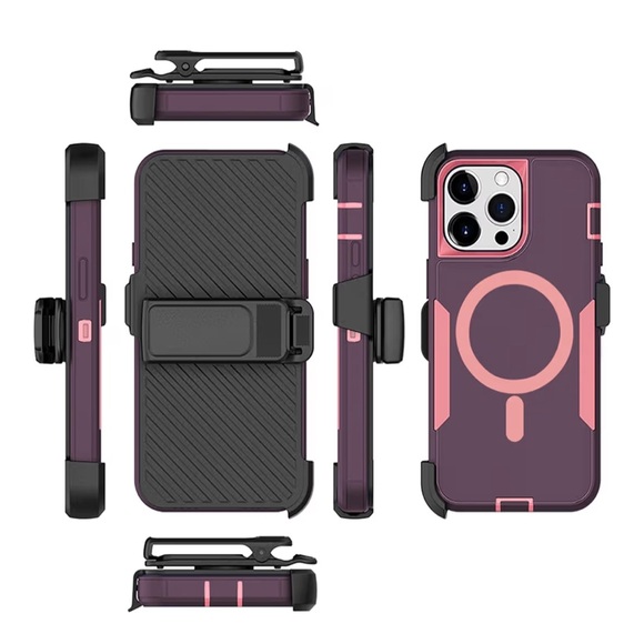 I Phone 16 Promax Cases Magnetic Double Protection Though Durable - Picture 3 of 13